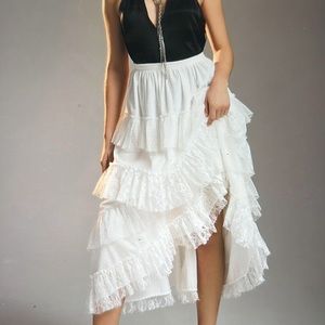 Anthropologie Forever That Girl Tiered Skirt